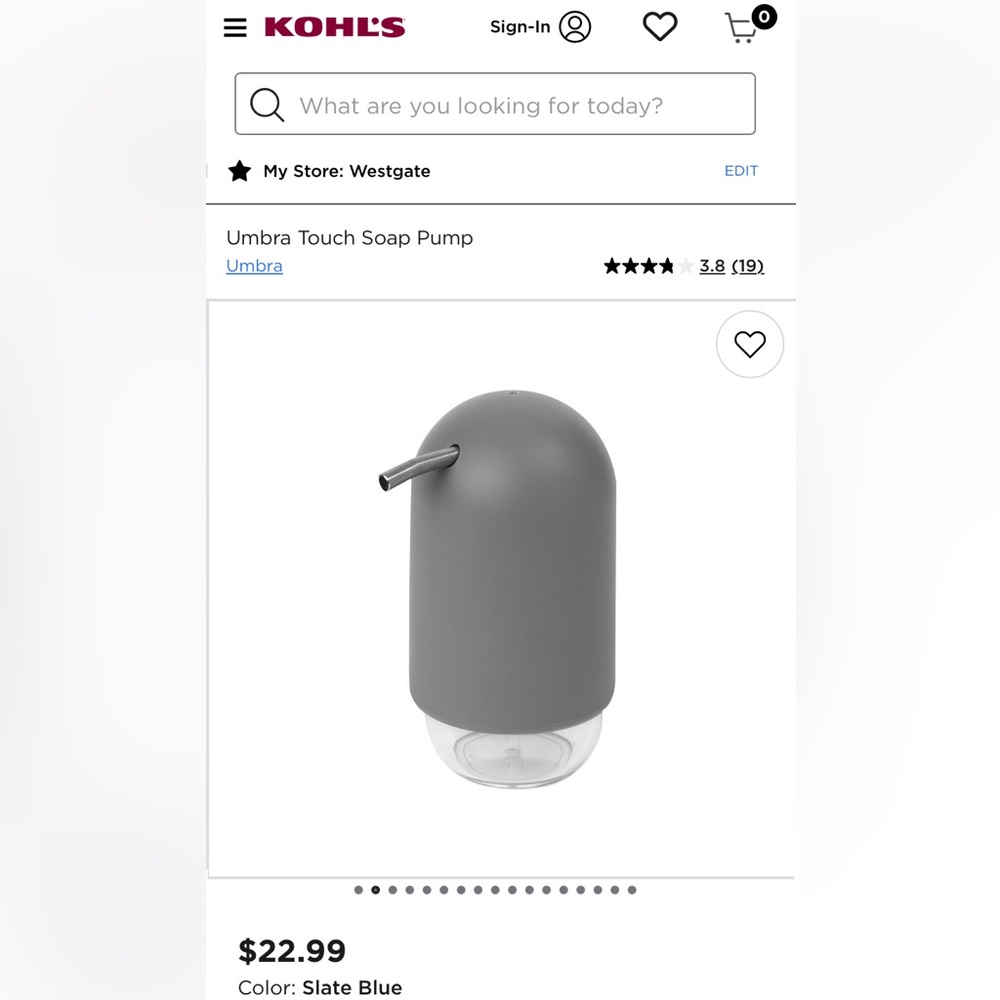 💖3/$21💖 Umbra Soap Dispenser